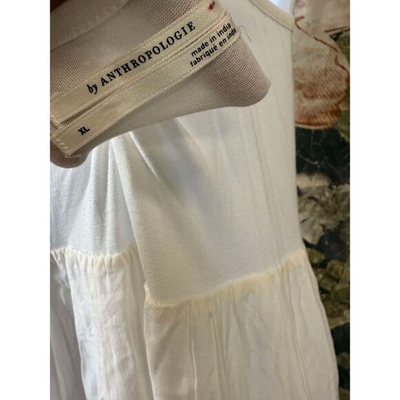 New Anthropologie Twofer Sweater Tiered Dress Sz XL - Picture 7 of 8